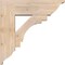Ekena Millwork Merced Traditional Smooth Bracket w/ Offset Brace, Douglas Fir, 7 1/2"W x 24"D x 24"H BKT0806X24X24MRC01SDF - alternate 4